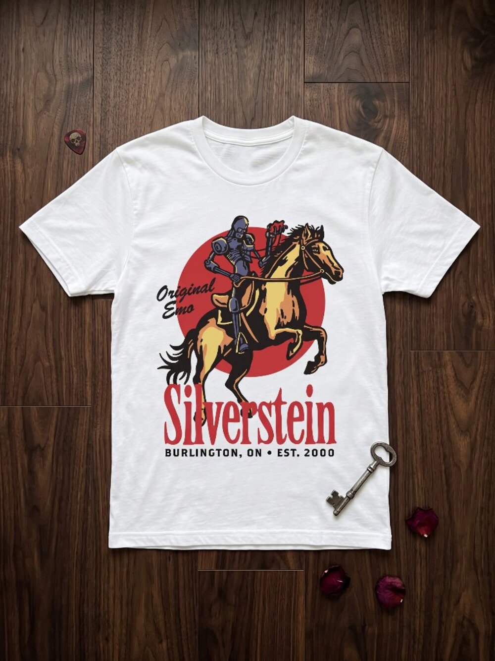 Silverstein Camp Screamo 2026 Tour Original Emo Horse T-Shirt